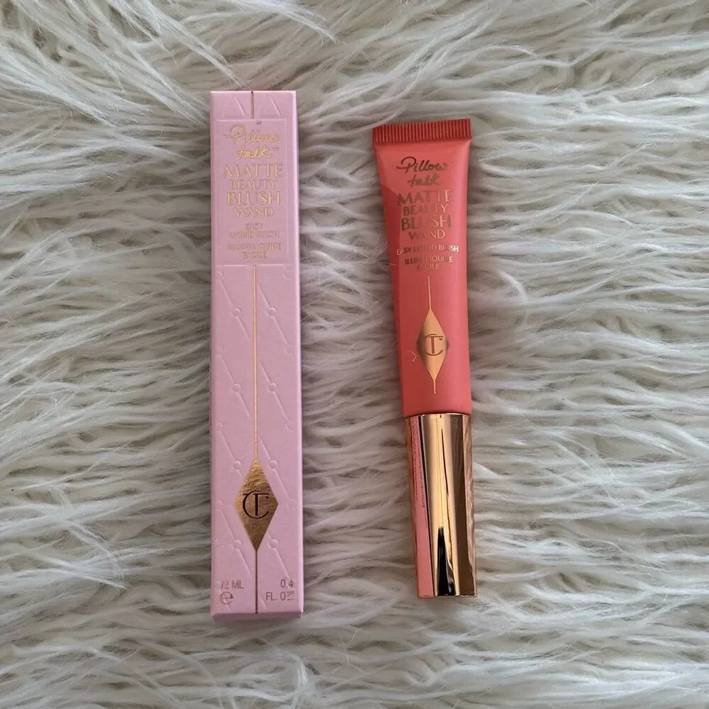 Charlotte Tilbury Matte Beauty Blush Wand Pillow Talk Peach Pop